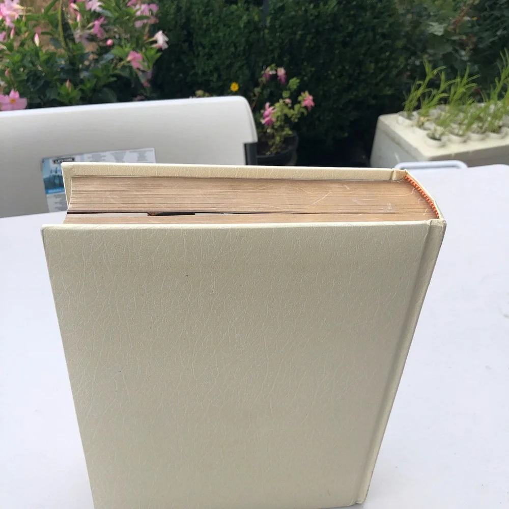 Holy Bible Cream with Gold Embossed Cover Home Health Education 1976